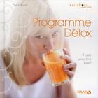 Couverture du livre « Programme detox - variations bien-etre » de Marie Borrel aux éditions Solar