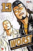Couverture du livre « Worst t.13 » de Hiroshi Takahashi aux éditions Panini