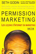 Couverture du livre « Permission marketing » de Seth Godin aux éditions Maxima