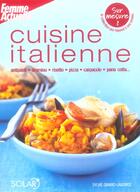 Couverture du livre « Cuisine Italienne » de Sylvie Girard-Lagorce aux éditions Solar