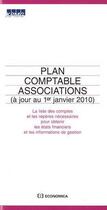Couverture du livre « Plan comptable associations (édition 2010) » de Kpmg Sa aux éditions Economica