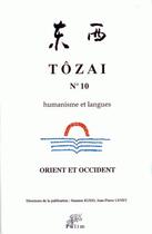 Couverture du livre « Tozai n 10 » de Jean-Pierre Levet aux éditions Pu De Limoges