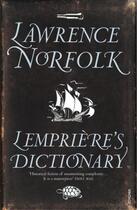 Couverture du livre « Lemprière's Dictionary » de Lawrence Norfolk aux éditions Random House Digital