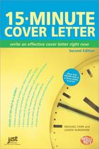 Couverture du livre « 15-Minute Cover Letter » de Louise Kursmark aux éditions Jist Publishing