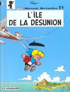 Couverture du livre « Benoît Brisefer Tome 9 : l'île de la désunion » de Peyo aux éditions Lombard