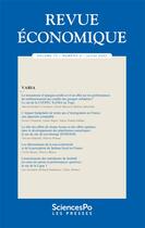 Couverture du livre « Revue economique t73-4 » de  aux éditions Presses De Sciences Po