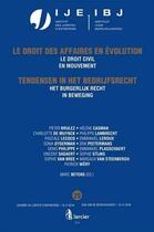 Couverture du livre « Le droit civil en mouvement ; annuaire journée du juriste d'entreprise 15/11/2018 » de  aux éditions Larcier