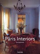 Couverture du livre « Paris interiors » de Lisa Lovatt-Smith aux éditions Taschen
