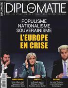 Couverture du livre « Diplomatie n 95 l'europe en crise - novembre/decembre 2018 » de  aux éditions Diplomatie