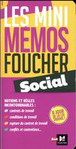 Couverture du livre « Les mini mémos Foucher ; social » de Francoise Rouaix aux éditions Foucher