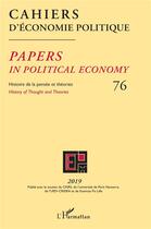Couverture du livre « Cahiers d'economie politique » de  aux éditions L'harmattan