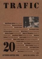 Couverture du livre « Revue Trafic N.20 » de Revue Trafic aux éditions P.o.l