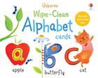 Couverture du livre « Wipe-clean alphabet cards » de Felicity Brooks et Malu Lenzi aux éditions Usborne