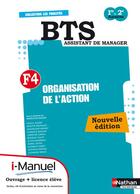 Couverture du livre « Organisation de l'action finalite 4 bts i-manuel + ouvrage papier 2012 » de Auzebry/Auzeby/Notin aux éditions Nathan