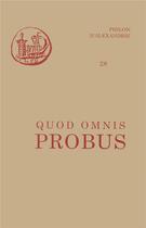 Couverture du livre « Quod omnis probus liber sit » de Philon D'Alexandrie aux éditions Cerf