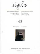 Couverture du livre « Sigila, n° 43/printemps-été 2019 : L'anonyme - O anónimo » de Levi Florence aux éditions Maison Des Sciences De L'homme