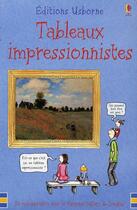 Couverture du livre « Tableaux impressionistes » de Sarah Courtauld aux éditions Usborne