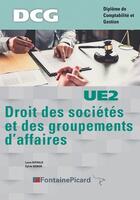 Couverture du livre « Droit des societes dcg » de Bataille/Bonan aux éditions Fontaine Picard