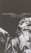 Couverture du livre « Brulures » de Dolores Prato aux éditions Allia