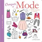 Couverture du livre « Croquis de mode ; mon art book à colorier » de  aux éditions Larousse