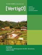 Couverture du livre « VERTIGO T.8/3 ; l'Asie face au développement durable : dynamisme, enjeux et défis » de Vertigo aux éditions Editions En Environnement
