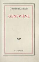 Couverture du livre « Genevieve » de Jacques Lemarchand aux éditions Gallimard (patrimoine Numerise)