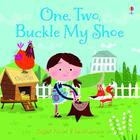 Couverture du livre « One two buckle my shoe » de David Semple et Russell Punter aux éditions Usborne