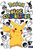 Couverture du livre « Pokemon - bloc de coloriages » de  aux éditions Hachette Jeunesse
