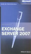 Couverture du livre « Exchange server (édition 2007) » de Stanek aux éditions Dunod