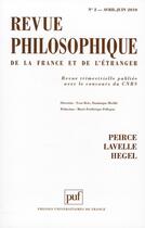 Couverture du livre « Revue Philosophique N.135-2 ; Avril/Juin 2010 » de Revue Philosophique aux éditions Puf