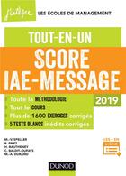 Couverture du livre « Score IAE-message tout-en-un (édition 2019) » de Speller M-V. aux éditions Dunod