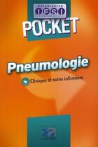 Couverture du livre « Pneumologie ; clinique et soins infirmiers » de Druot, J . Massol, J aux éditions Lamarre