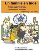 Couverture du livre « En famille en Inde : big blacky & big whity » de Veronique Abuela aux éditions Books On Demand