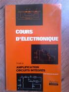 Couverture du livre « Cours D'Electronique Tome 3 » de Milsant aux éditions Eyrolles