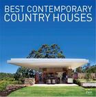 Couverture du livre « Best contemporary country houses » de Takle aux éditions Think