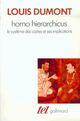 Couverture du livre « Homo hierarchicus ; le système des castes et ses implications » de Louis Dumont aux éditions Gallimard