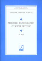 Couverture du livre « Miroiterie, transformation et negoce du verre » de  aux éditions Documentation Francaise