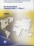 Couverture du livre « Global forum on transparency and exchange of information for tax purposes peer reviews : Canada 2011 » de Ocde aux éditions Ocde