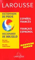 Couverture du livre « Dictionnaire de poche espagnol-frances / francais-espagnol » de  aux éditions Larousse