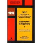 Couverture du livre « Ergonomie et ingenierie volume 1 » de Self aux éditions Edf