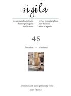 Couverture du livre « Sigila, n° 45/printemps-été 2020 : L'invisible - O invisivel » de Levi Florence aux éditions Maison Des Sciences De L'homme