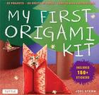 Couverture du livre « My first origami kit 20 kid-tested sticker fun projects » de Joel Stern aux éditions Tuttle