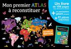 Couverture du livre « Mon premier atlas à reconstituer » de David/Varone aux éditions Philippe Auzou