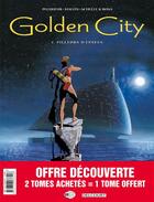 Couverture du livre « Golden City ; t.1 à t.3 » de Daniel Pecqueur et Nicolas Malfin aux éditions Delcourt