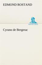 Couverture du livre « Cyrano de bergerac » de Edmond Rostand aux éditions Tredition