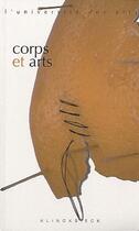 Couverture du livre « Corps et arts » de  aux éditions Klincksieck
