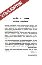 Couverture du livre « Prière d'insérer » de Noelle Loriot aux éditions Albin Michel