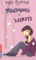 Couverture du livre « 28. Mensonges Et Secrets » de Rushton Rosie aux éditions Pocket Jeunesse