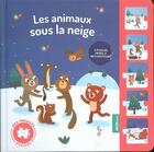 Couverture du livre « Les animaux sous la neige (coll. mes premiers puzzles) » de Emmanuelle Cabrol aux éditions Philippe Auzou