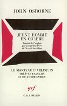Couverture du livre « Jeune homme en colere » de John Osborne aux éditions Gallimard